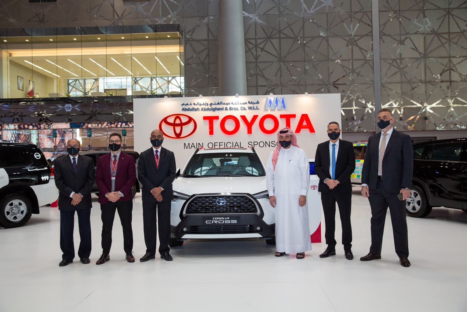 AAB launches the All-New Electric Hybrid Corolla Cross at Milipol Qatar 2021